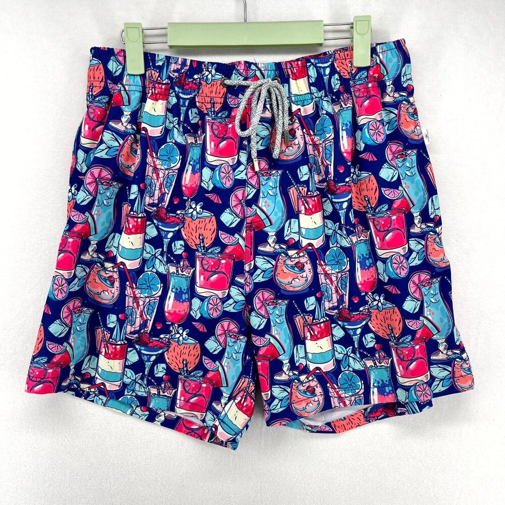 Vintage‎ Summer Premium Lined Swim Trunks Mens Size M